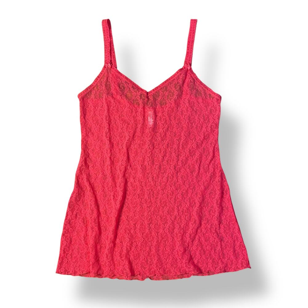 b.Tempt’d Red Lacey Sheer Mini Chemise Womens‎ Size L Sleepwear